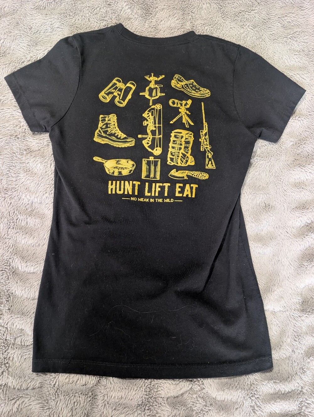Hunt Lift Eat - No Weak In The Wild Women's Tee
